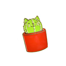 Load image into Gallery viewer, ENAMEL PIN | CACTUS CAT