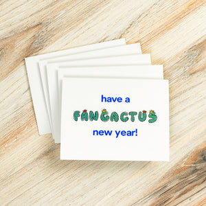 HOLIDAY CARD 5-PACK (FANCACTUS NEW YEAR)