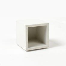 Load image into Gallery viewer, CONCRETE POTS | WHITE CUBE (SMALL)